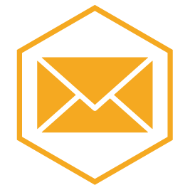 Icon mail oranje | Anso Brakel