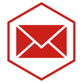 Icon mail rood | Anso Brakel