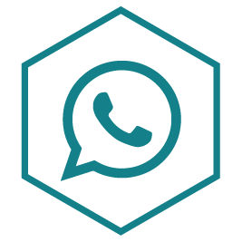 Icon whatsapp turquoise | Anso Brakel